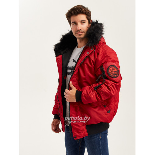 Куртка Аляска HUSKY N2B Compass Red/Black | Nord Denali фото 12
