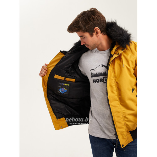 Куртка Аляска HUSKY N2B Compass Yellow/Black | Nord Denali фото 3