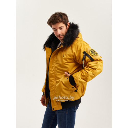 Куртка Аляска HUSKY N2B Compass Yellow/Black | Nord Denali фото 7