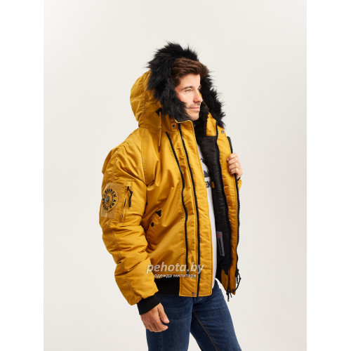 Куртка Аляска HUSKY N2B Compass Yellow/Black | Nord Denali фото 8