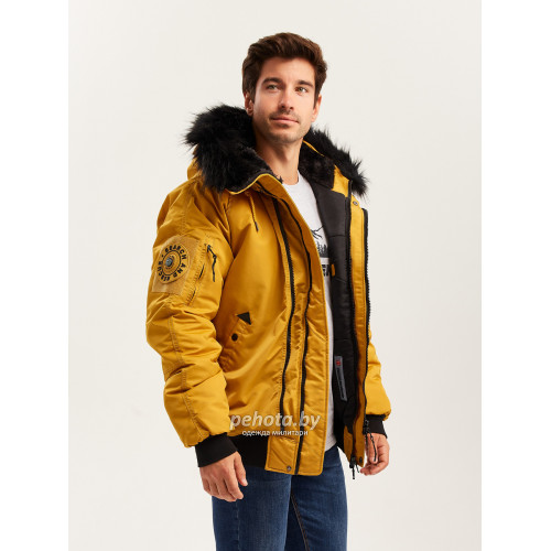 Куртка Аляска HUSKY N2B Compass Yellow/Black | Nord Denali фото 14