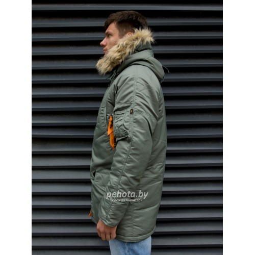 Куртка Аляска HUSKY Olive/Orange | Nord Storm фото 5