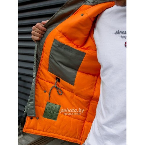 Куртка Аляска HUSKY Olive/Orange | Nord Storm фото 16
