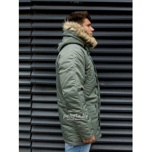Куртка Аляска HUSKY Olive/Orange | Nord Storm фото 12