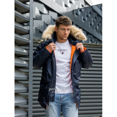 Куртка Аляска HUSKY Rep.Blue/Orange | Nord Storm фото 2