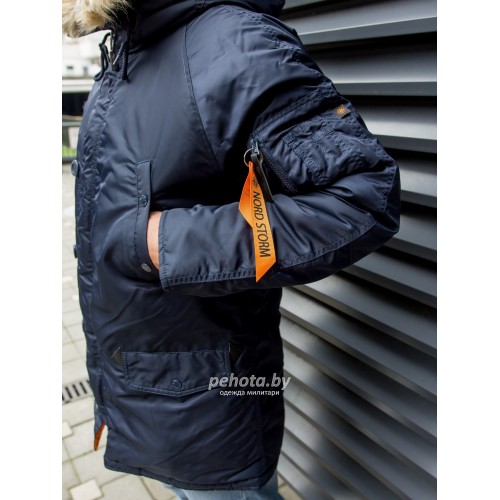 Куртка Аляска HUSKY Rep.Blue/Orange | Nord Storm фото 5