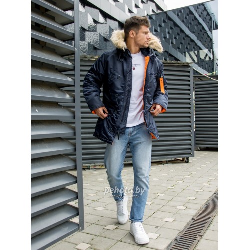 Куртка Аляска HUSKY Rep.Blue/Orange | Nord Storm фото 4