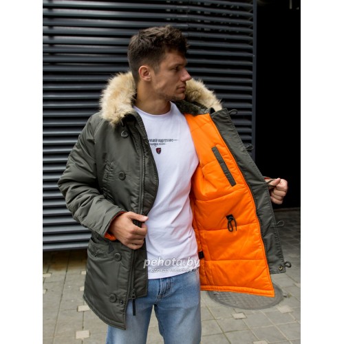 Куртка Аляска HUSKY Rep.Grey/Orange | Nord Storm фото 8