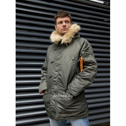 Куртка Аляска HUSKY Rep.Grey/Orange | Nord Storm фото 4