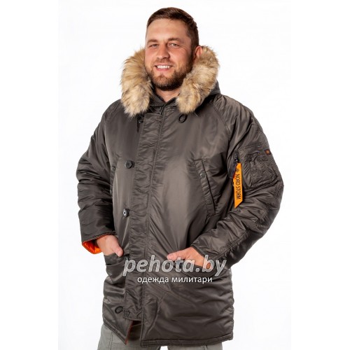 Куртка Аляска HUSKY Rep.Grey/Orange | Nord Storm фото 10