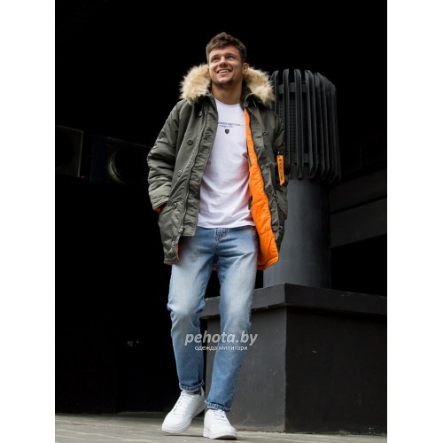 Куртка Аляска HUSKY Rep.Grey/Orange | Nord Storm фото 3