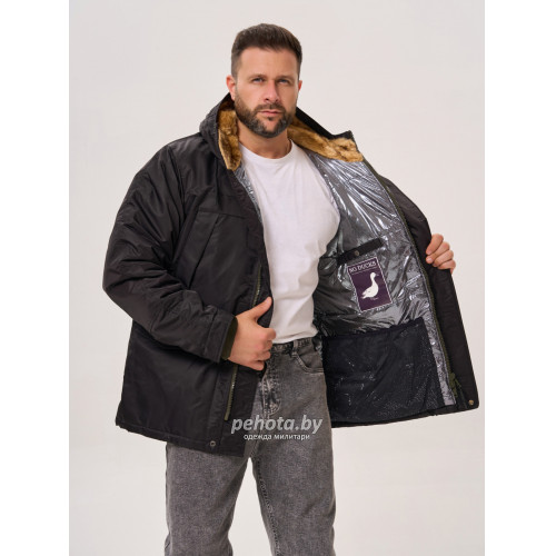 Куртка Аляска HUSKY Short 2.0 Black/Silver | Nord Denali фото 5