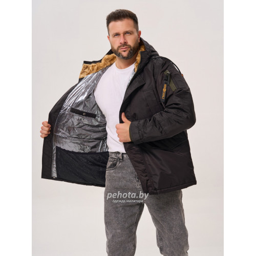 Куртка Аляска HUSKY Short 2.0 Black/Silver | Nord Denali фото 4