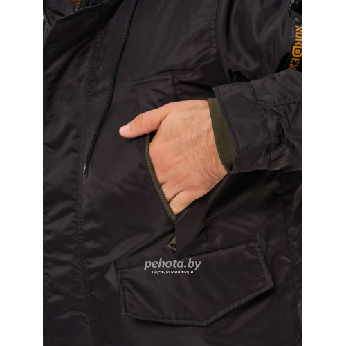 Куртка Аляска HUSKY Short 2.0 Black/Silver | Nord Denali фото 10