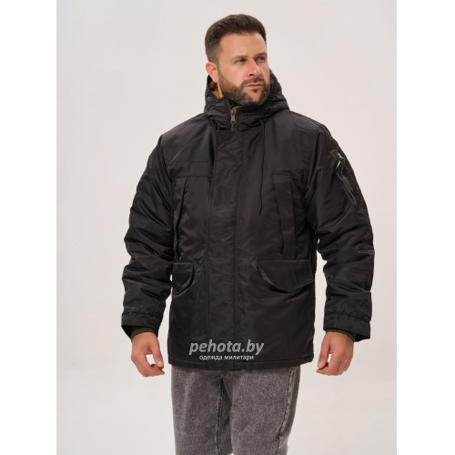 Куртка Аляска HUSKY Short 2.0 Black/Silver | Nord Denali фото 13