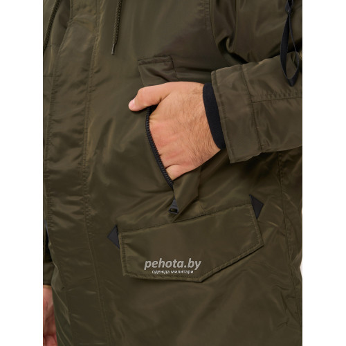 Куртка Аляска HUSKY Short 2.0 Rep Grey/Silver | Nord Denali фото 10