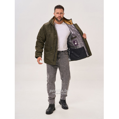 Куртка Аляска HUSKY Short 2.0 Rep Grey/Silver | Nord Denali фото 4