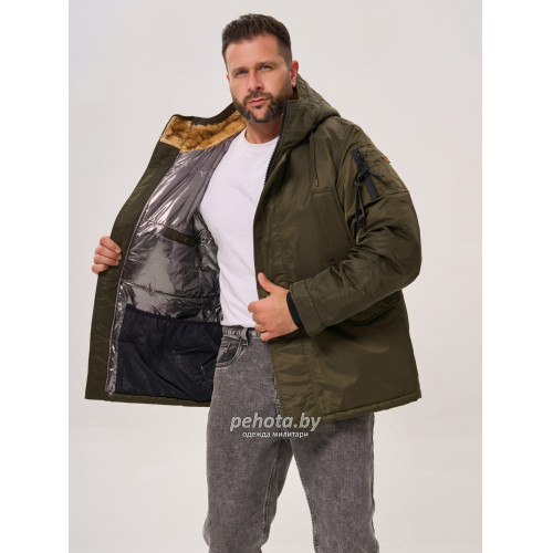 Куртка Аляска HUSKY Short 2.0 Rep Grey/Silver | Nord Denali фото 5