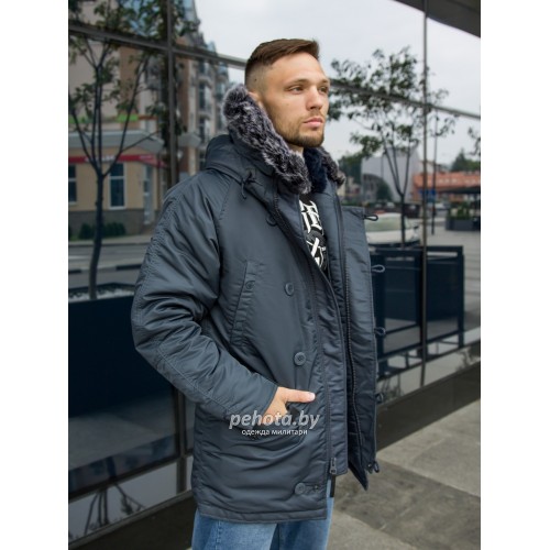 Куртка Аляска HUSKY Steel Blue | Nord Storm фото 2