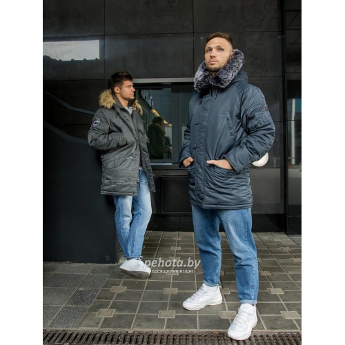 Куртка Аляска HUSKY Steel Blue | Nord Storm фото 6