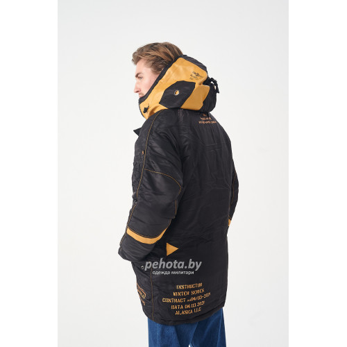 Куртка Аляска INSTRUCTOR Black/Orange | Nord Denali фото 3