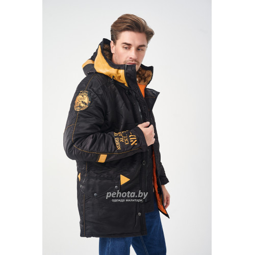 Куртка Аляска INSTRUCTOR Black/Orange | Nord Denali фото 2