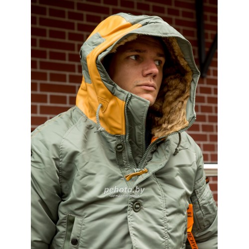 Куртка Аляска INSTRUCTOR Olive/Orange | Nord Denali фото 7