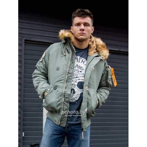 Куртка Аляска Military 2019 N-2B Olive Green | Nord Denali фото 3
