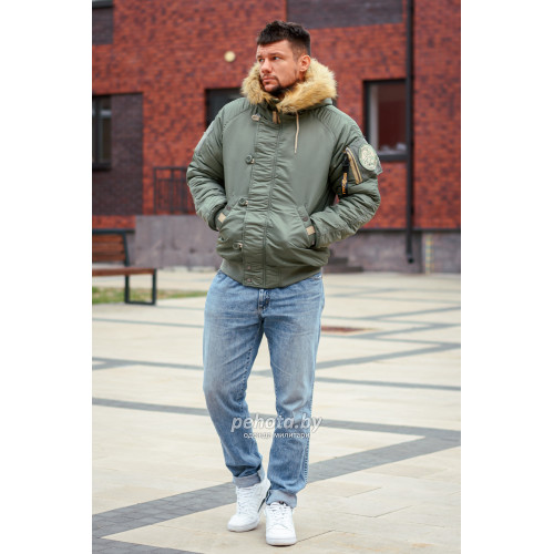Куртка Аляска Military 2024 N-2B Olive Green | Nord Denali фото 2