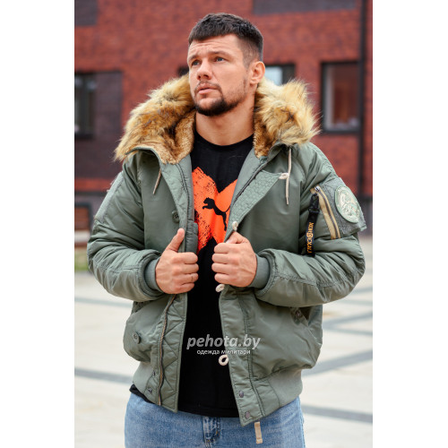 Куртка Аляска Military 2024 N-2B Olive Green | Nord Denali фото 9