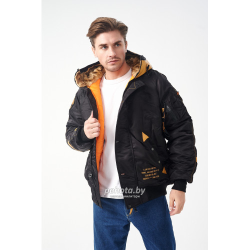 Куртка Аляска N2B INSTRUCTOR Black/Orange | Nord Denali фото 4