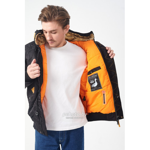 Куртка Аляска N2B INSTRUCTOR Black/Orange | Nord Denali фото 5