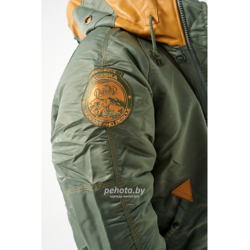 Куртка Аляска N2B INSTRUCTOR Olive/Orange | Nord Denali фото 4