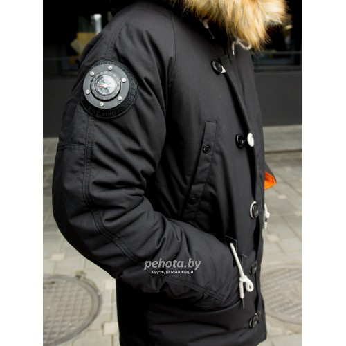 Куртка Аляска Oxford 2.0 Compass Black/Orange | Nord Denali фото 8