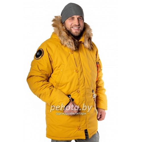 Зимняя куртка Аляска Oxford 2.0 Compass Mustard/Olive | Nord Denali фото 2