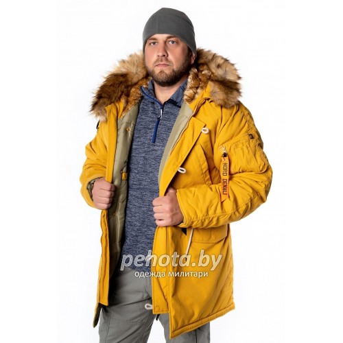 Зимняя куртка Аляска Oxford 2.0 Compass Mustard/Olive | Nord Denali фото 3