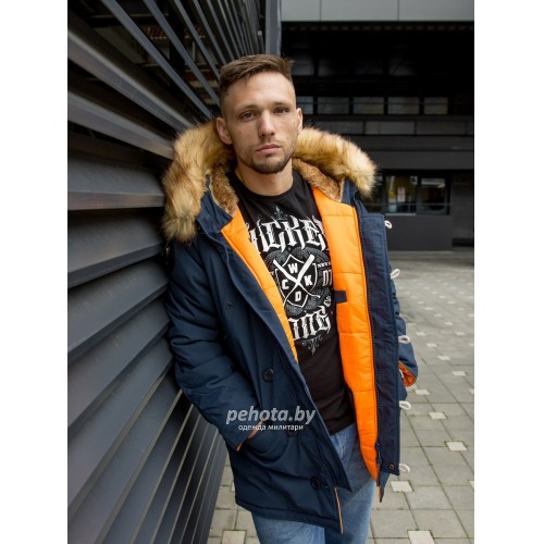 Куртка Аляска Oxford 2.0 Compass Rep.Blue/Orange | Nord Denali фото 6