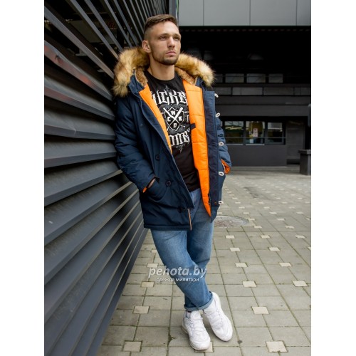 Куртка Аляска Oxford 2.0 Compass Rep.Blue/Orange | Nord Denali фото 7