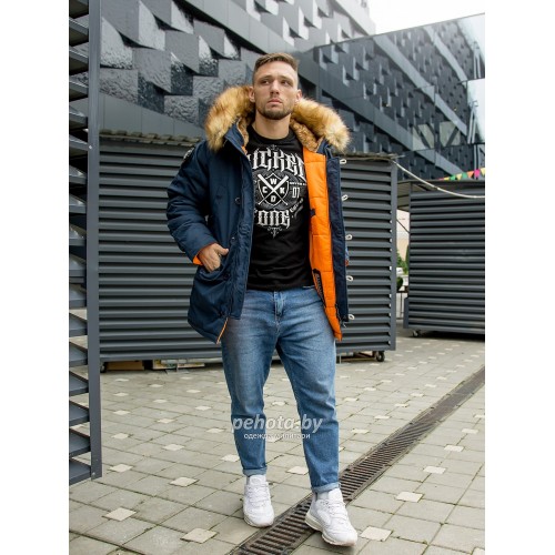 Куртка Аляска Oxford 2.0 Compass Rep.Blue/Orange | Nord Denali фото 5