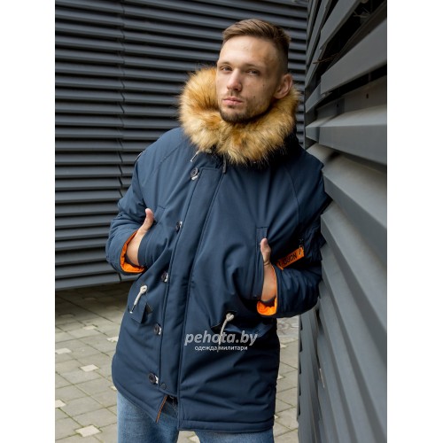 Куртка Аляска Oxford 2.0 Compass Rep.Blue/Orange | Nord Denali фото 3