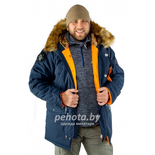 Куртка Аляска Oxford 2.0 Compass Rep.Blue/Orange | Nord Denali фото 9