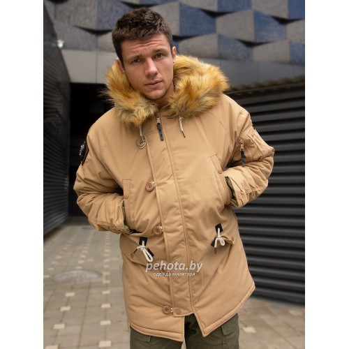 Зимняя куртка Аляска Oxford 2.0 Compass Tiger's/Olive | Nord Denali фото 3