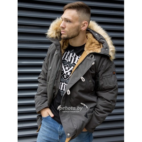 Куртка Аляска Apolloget OXFORD Beluga/Cinnamon | Nord Storm фото 5