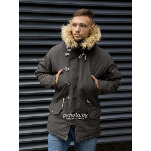 Куртка Аляска Apolloget OXFORD Beluga/Cinnamon | Nord Storm фото 18