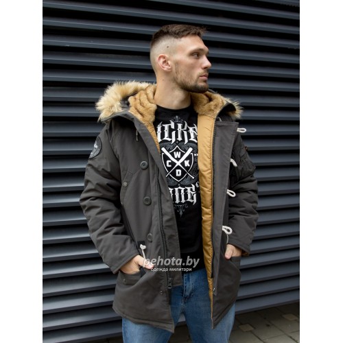 Куртка Аляска Apolloget OXFORD Beluga/Cinnamon | Nord Storm фото 6