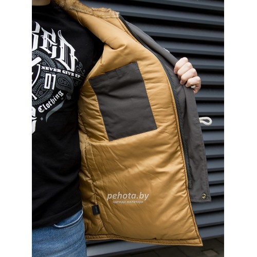 Куртка Аляска Apolloget OXFORD Beluga/Cinnamon | Nord Storm фото 9