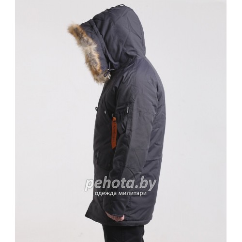 Куртка Аляска OXFORD Grey Black/Orange | Apolloget фото 2