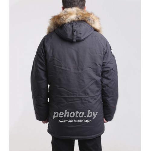 Куртка Аляска OXFORD Grey Black/Orange | Apolloget фото 3