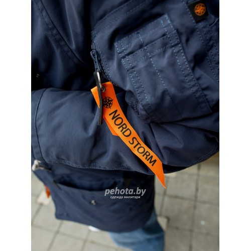 Куртка Аляска Apolloget OXFORD Rep.Blue/Orange | Nord Storm фото 16