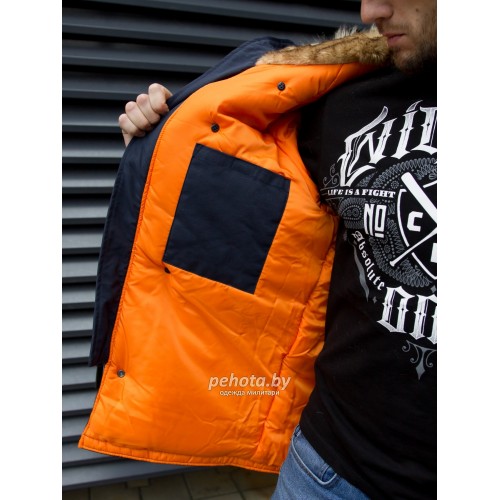 Куртка Аляска Apolloget OXFORD Rep.Blue/Orange | Nord Storm фото 4